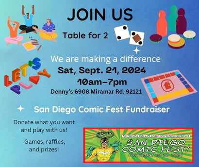 SD Comic Fest Fundraiser