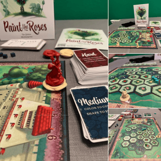 board game Paint the Roses displayed