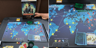 board game Pandemic displayed